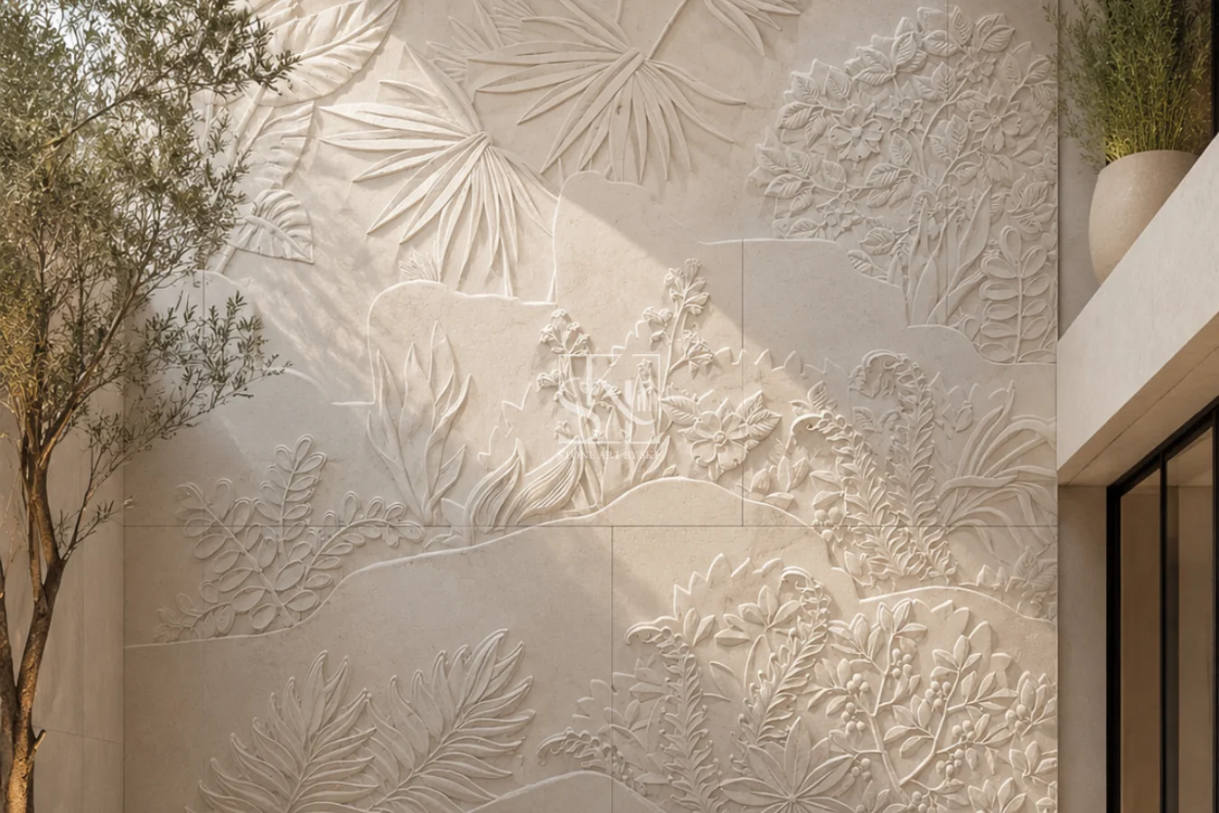 Flora Relief Design 